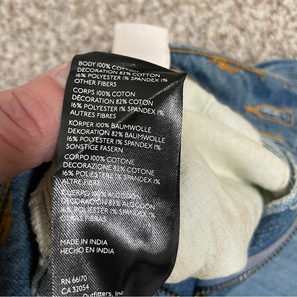 BDG Urban Outfitters Patchwork Jeans Size 24 - Picture 9 of 13